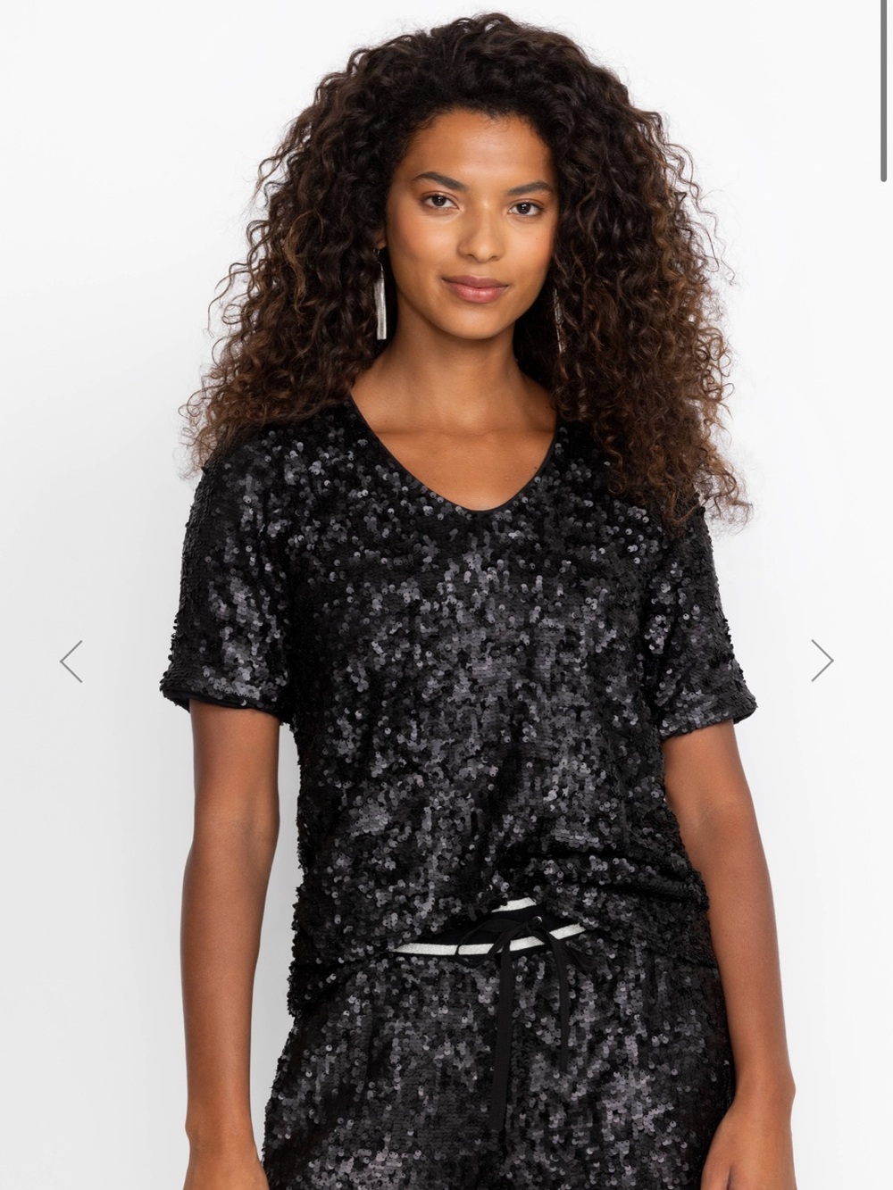 NWT Johnny Was Bradley Sequin Blouse